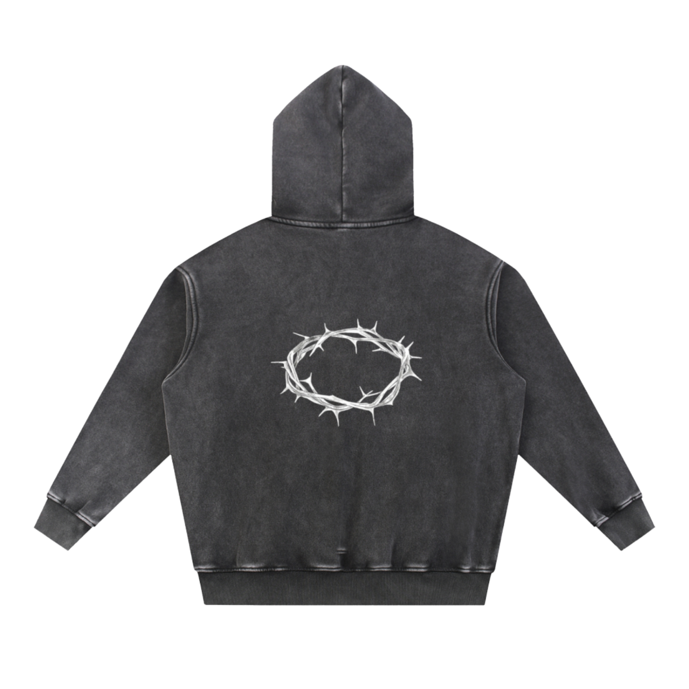 The Crown of Thorns Snow Wash Hoodie