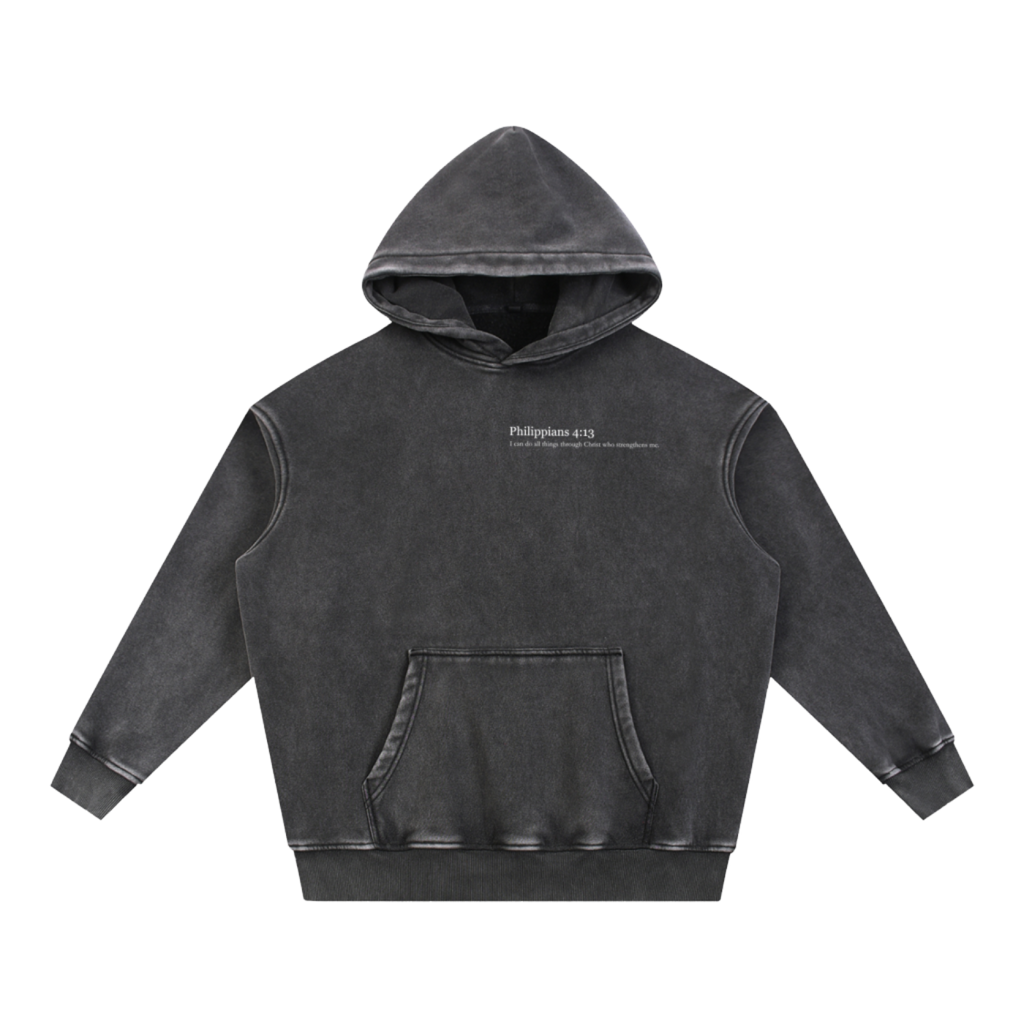 The Crown of Thorns Snow Wash Hoodie