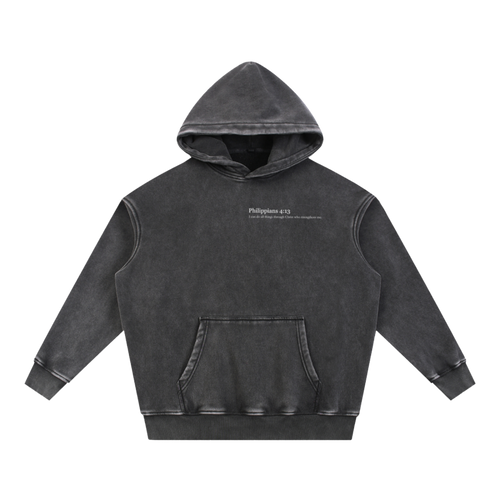 The Crown of Thorns Snow Wash Hoodie