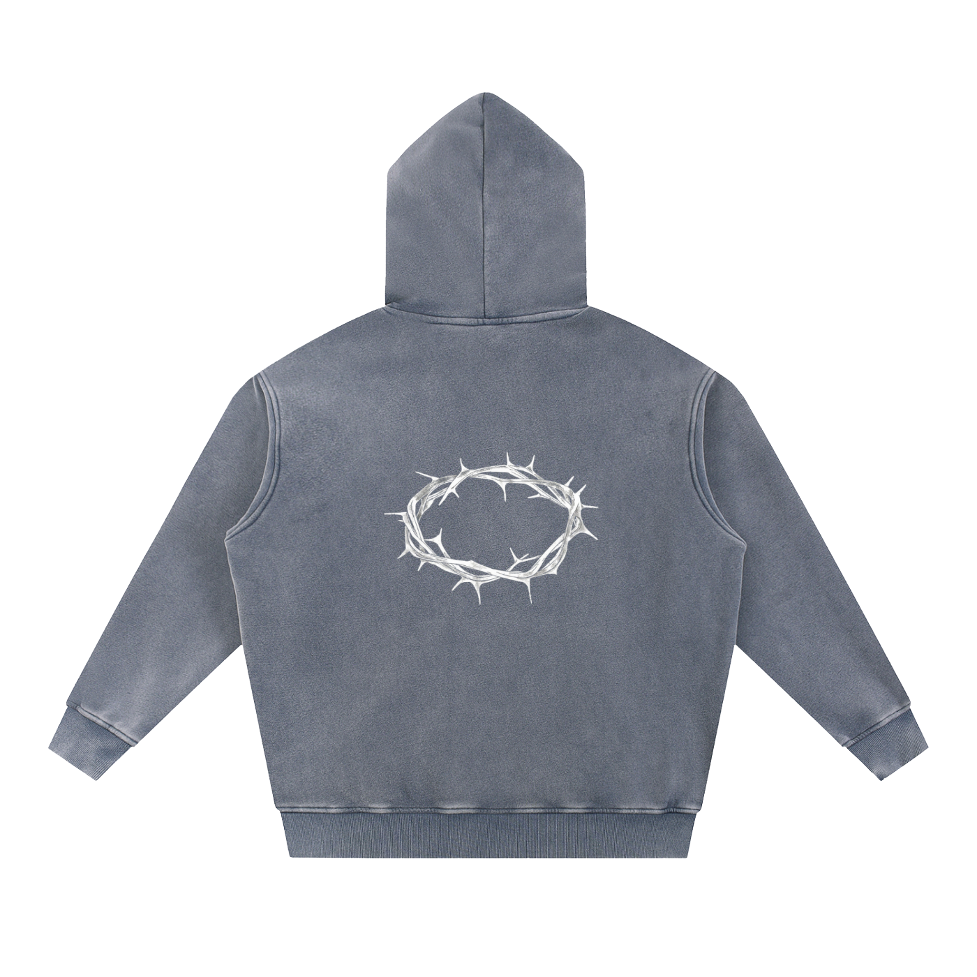 The Crown of Thorns Snow Wash Hoodie